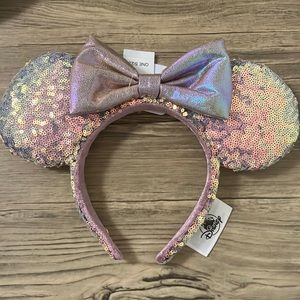 Minnie Mouse EARidescent Sequin Ear Headband – WDW 50th Anniversary